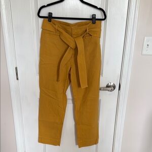 Mustard Yellow Belted Pants